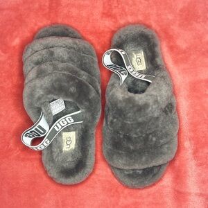 UGG Fluffy Yeah Slide (charcoal)